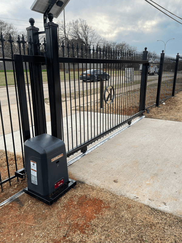 Motorized sliding gate