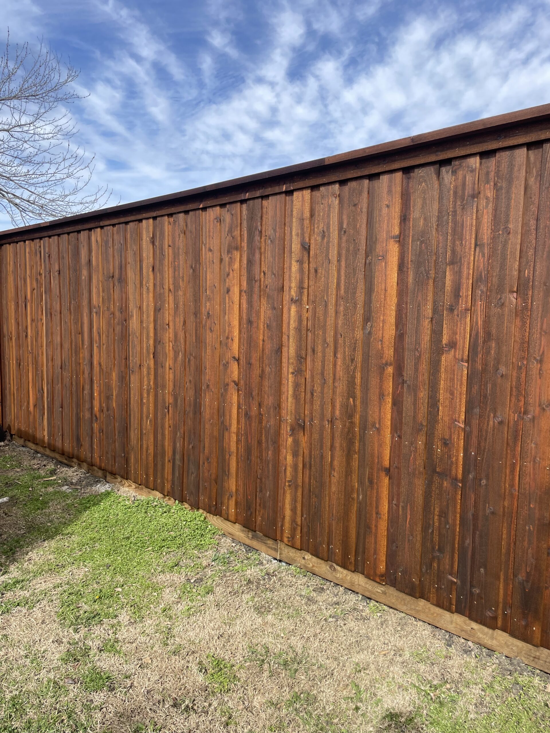 wood fence